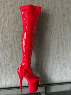 Pleaser Flamingo 3000, Hoge laarzen, Verzenden, Zo goed als nieuw, Rood