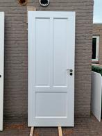 Zware kwaliteit binnendeur 83x209,5 opdekdeur paneeldeur wit, Ophalen, Gebruikt, 80 tot 100 cm, Binnendeur