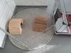 Ferplast Konijnenkooi Krolik 140 met veel extra's, Ophalen, Zo goed als nieuw, 110 cm of meer, Minder dan 60 cm
