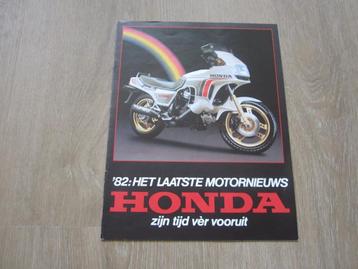 Honda o.a. CX500 Turbo / CB1100R / GL 1100 DX folder 1982 beschikbaar voor biedingen