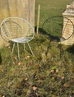 Metalen tuinstoelen, Ophalen