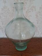 Groene vaas, Ophalen of Verzenden, Minder dan 50 cm, Groen, Glas
