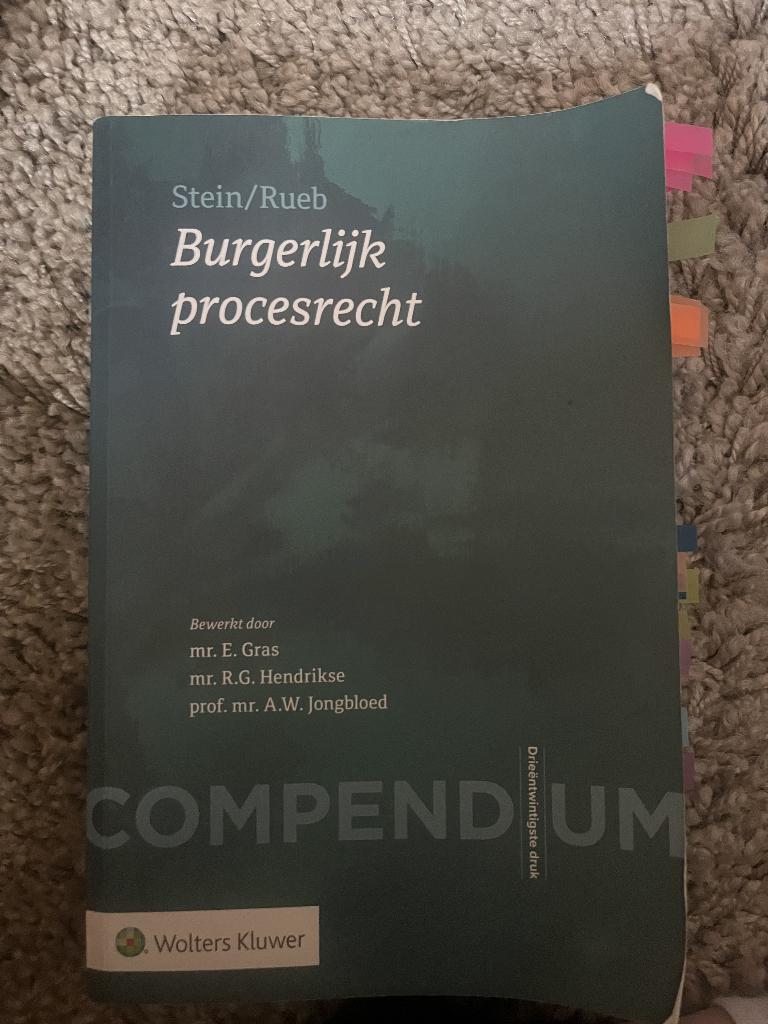 Compendium Burgerlijk procesrecht, Boeken, Verzenden, Alpha, Zo goed als nieuw, WO