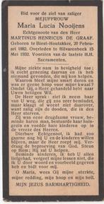 Maria L. Nooijens 1882 Biest-Houtakker + 1932 Hilvarenbeek, Verzenden