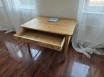 Bureau desk tafel met schuif laden 83 bij 110 cm, Ophalen, Gebruikt, 75 cm of meer, 60 cm of meer