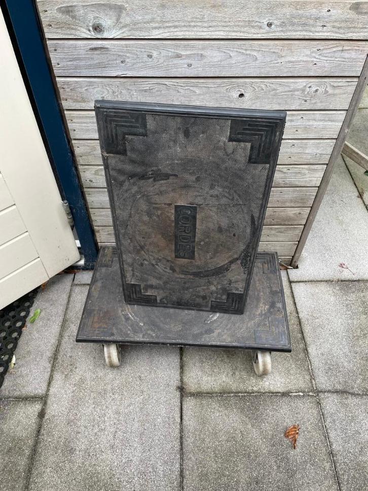 CORDES Meubelhondje 60x35 cm Zwart 300 kg kunststof Wiel, Doe-het-zelf en Verbouw, Transportwagens, Gebruikt, Transportkar, Minder dan 60 liter