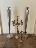 Kandelaar / Kaarshouder, Ophalen, Gebruikt, Overige kleuren, Metaal