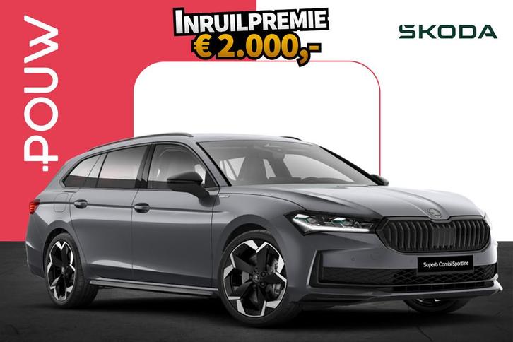 Skoda Superb Combi 1.5 TSI 150pk PHEV Sportline Business | W, Auto's, Skoda, Bedrijf, Te koop, Superb, ABS, Achteruitrijcamera