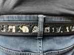 Dikke leren Harley riem met snakeprint, Ophalen, Nieuw