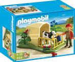 Playmobil kalf stal 5124, Ophalen of Verzenden, Zo goed als nieuw, Complete set