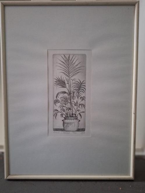 Prent/druk van Marian v. Brakel, Antiek en Kunst, Kunst | Etsen en Gravures, Ophalen
