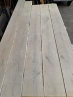 Eiken vloer 29 m2 multivloer 18,5 cm breed 1,9 cm dik, Ophalen, Gebruikt, Vloerdelen of -planken, 10 m² of meer