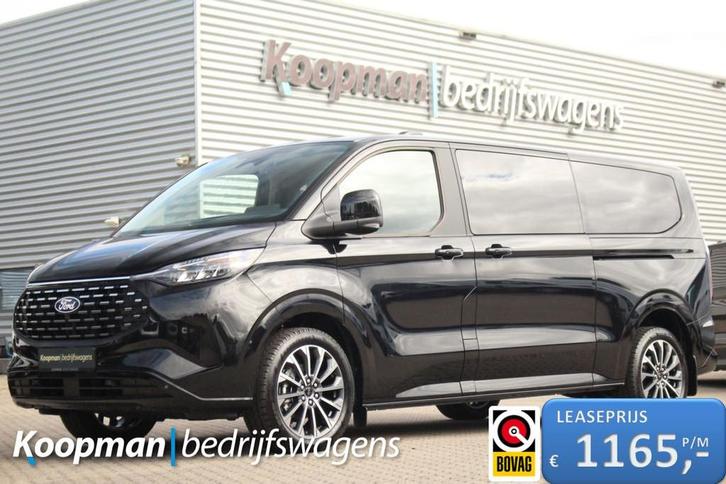 Ford Tourneo Custom 2.5 PHEV 233pk L2H1 Titanium X | 8-Perso, Auto's, Ford, Te koop, Overige modellen, 360° camera, ABS, Achteruitrijcamera