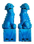 Chinese Foo -Dogs in keramiek., Antiek en Kunst, Ophalen of Verzenden