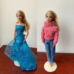 Barbie met 2 outfits.,Mattel, Ophalen of Verzenden, Zo goed als nieuw, Pop