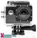 Action cam Full HD, 1080p@30fps Actioncam, 12MP incl. acces, Audio, Tv en Foto, Actiecamera's, Overige merken, Nedis, Nieuw, Info@marbeco.nl