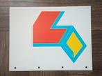 Frank Stella offset prent jaren 70 geometrisch abstract, Antiek en Kunst, Kunst | Overige Kunst, Verzenden