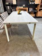 Tuintafel Dekton keramisch travertine blad, Ophalen, 100 tot 150 cm, HBA, HBA