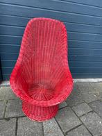 Rotan relax fauteuil, Huis en Inrichting, Stoelen, Ophalen, Gebruikt, Riet of Rotan, Eén