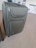 Handbagage en Beautycase Set - Groen, Sieraden, Tassen en Uiterlijk, Koffers, Ophalen, Minder dan 50 cm, Zo goed als nieuw, Minder dan 35 cm