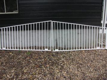 toegangshek modern hek inrijhek 2 x 213 cm design hek beschikbaar voor biedingen