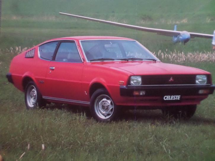 Mitsubishi Celeste 1600 ST & 2000 GT & GSR Brochure C, Boeken, Auto's | Folders en Tijdschriften, Zo goed als nieuw, Mitsubishi