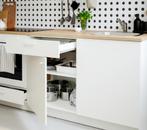IKEA noodkeuken KNOXHULT tijdelijke keuken, Huis en Inrichting, Keuken | Keukenelementen, Ophalen, Gebruikt, Wit, 150 tot 200 cm