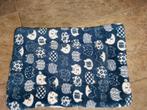 Zacht Vloers Blauw Katten Kleedje  Met Kattenkopjes, Ophalen, Zo goed als nieuw