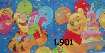 Servetten decoupage/bullet journal – Poeh beer L901 beschikbaar voor biedingen