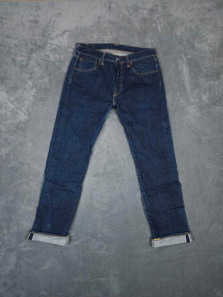Levi Broek 501 W33 L32 Selvedge Denim Straight Fit Jeans, Kleding | Heren, Spijkerbroeken en Jeans, Zo goed als nieuw, W33 - W34 (confectie 48/50)