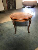 Ronde Bijzettafel Queen Anne, Huis en Inrichting, Tafels | Bijzettafels, Rond, 55 tot 75 cm, Hout, Ophalen