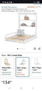 Inklapbare Wandcommode met Wikkelonderlegger, Minder dan 75 cm, Zo goed als nieuw, Minder dan 50 cm, Commode