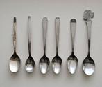 6 Theelepeltjes diverse modellen Jaren 60-70 Sola, Gero, Antiek en Kunst, Antiek | Bestek, Ophalen of Verzenden