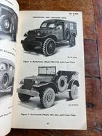 WO2 Technisch handboek Dodge WC51 t/m WC60 KTR Jeep 1944, Amerika, Verzenden, Landmacht