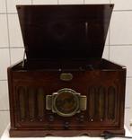 Vintage houten radio / cassette recorder / platenspeler, Ophalen of Verzenden, Audio en Video