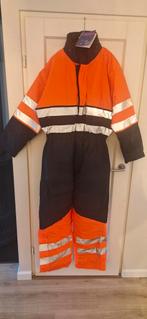Oranje/Blauw Overall met Reflecterende Strepen maat XL., Ophalen, Nieuw