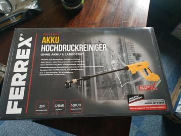 Ferrex hogedrukreiniger op accu NIEUW beschikbaar voor biedingen