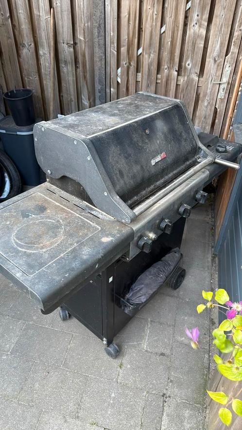4 pits gasbarbeque - opknapper - incl. Lege gasfles, Tuin en Terras, Gasbarbecues, Gebruikt, Ophalen