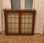 Antiek vitrinekastje, Met plank(en), Glas, Gebruikt, 50 tot 100 cm