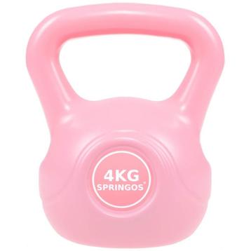 PVC Kettle Bell | Kettlebell | 4 kg | Roze  beschikbaar voor biedingen