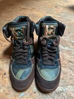 Michael Kors Nikko High-Top Sneaker Olive camouflage, Ophalen of Verzenden, Zo goed als nieuw, Groen, Sneakers of Gympen
