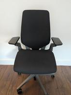 Steelcase Gesture bureaustoel - zwart, Huis en Inrichting, Bureaustoelen, Ophalen, Zwart, Zo goed als nieuw, Bureaustoel