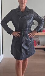 Donders1860  Vintage lamsleren trenchcoat maat 38/40, Ophalen of Verzenden, Zo goed als nieuw, Maat 38/40 (M), Beige