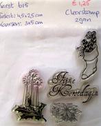 Kerst 615 Clearstamp, Ophalen of Verzenden, Zo goed als nieuw, Clearstamp