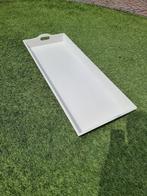 Wit dienblad 100 x 40 x 8, Ophalen, Zo goed als nieuw, Rechthoekig, Hout