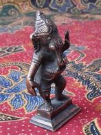 Mooi zwaar antiek brons beeldje uit India van Ganesha 7,8 cm, Antiek en Kunst, Ophalen of Verzenden