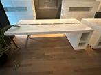 Wit gelakte bureau’s te koop, 4 stuks, Ophalen, Zo goed als nieuw, Bureau