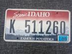 Kentekenplaat Idaho USA Nummerplaat nummerbord License plate, Ophalen of Verzenden, Gebruikt, Auto's