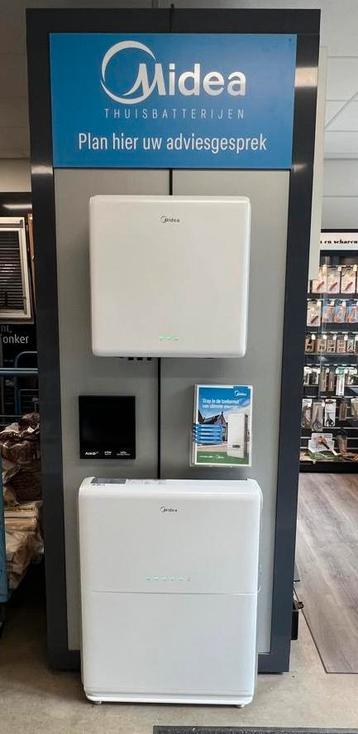 Midea thuisbatterij 10KW 1fase beschikbaar voor biedingen