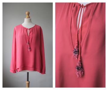 Stroke - nieuwstaat blouse / koraal roze / maat 44 beschikbaar voor biedingen